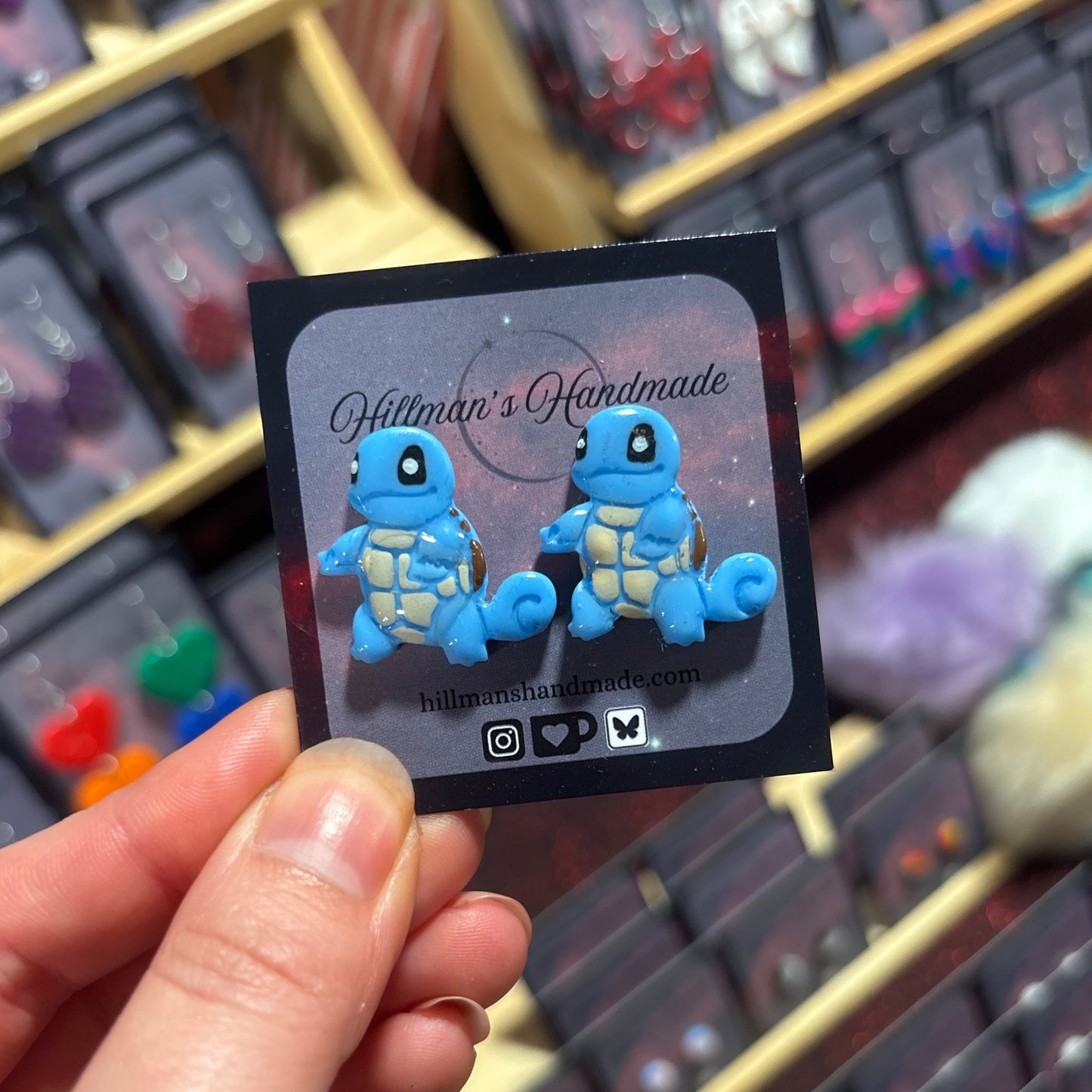 Squirtle Stud Earrings