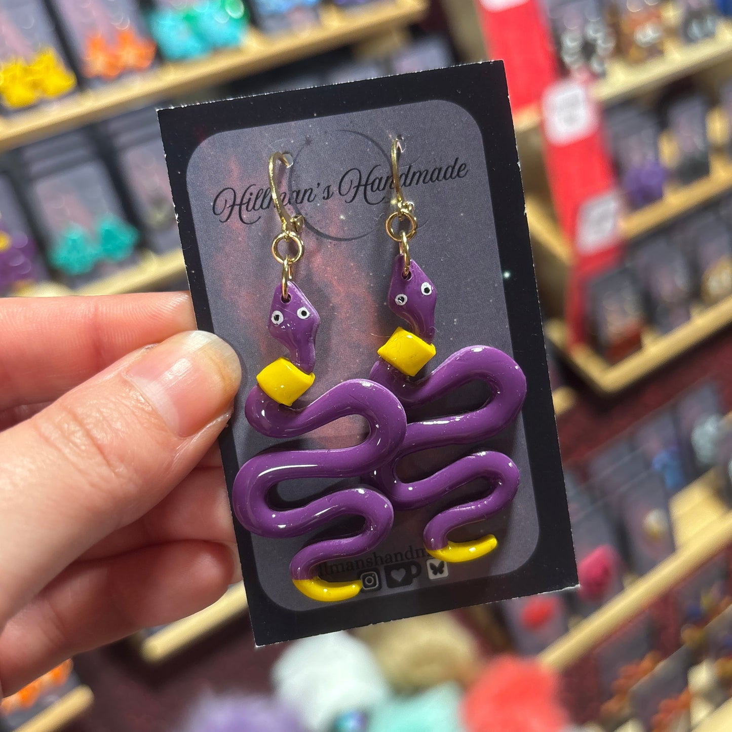 Ekans Inspired Huggies