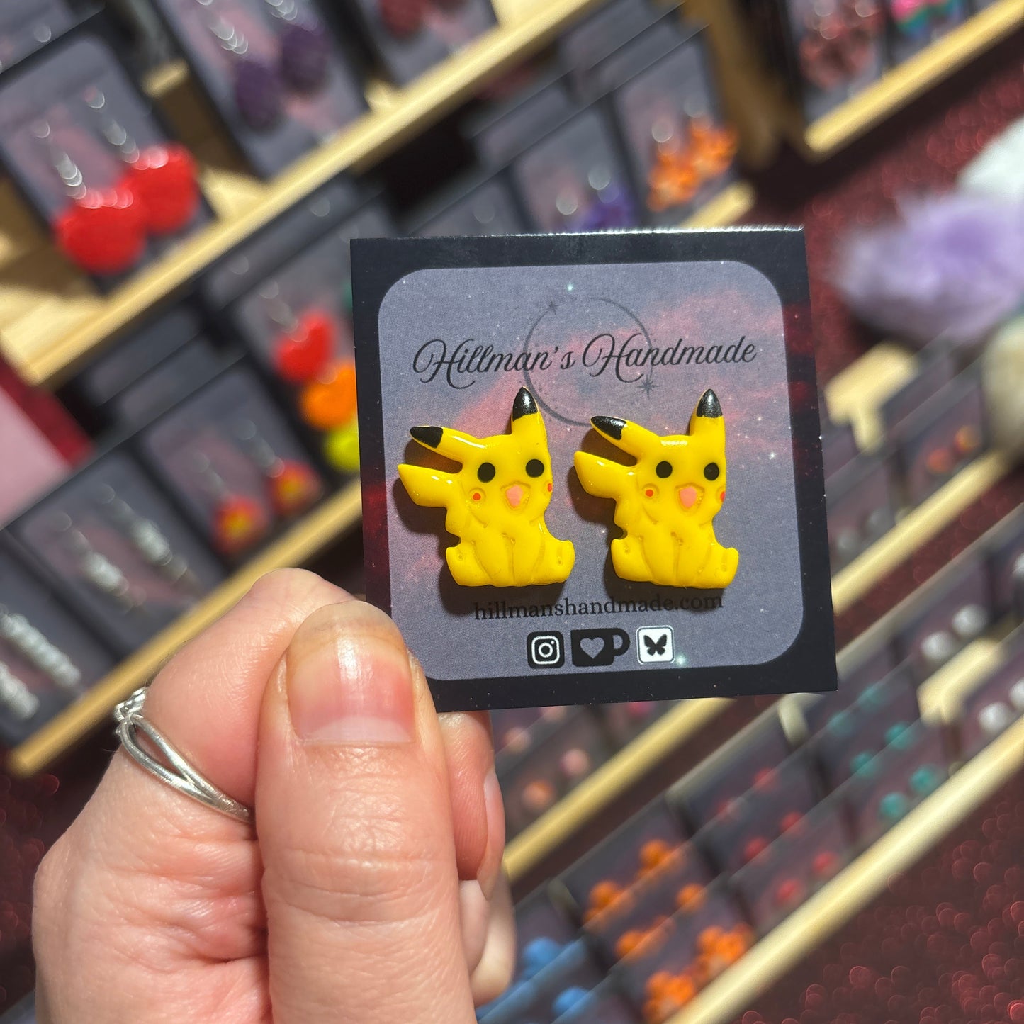 Pikachu Studs