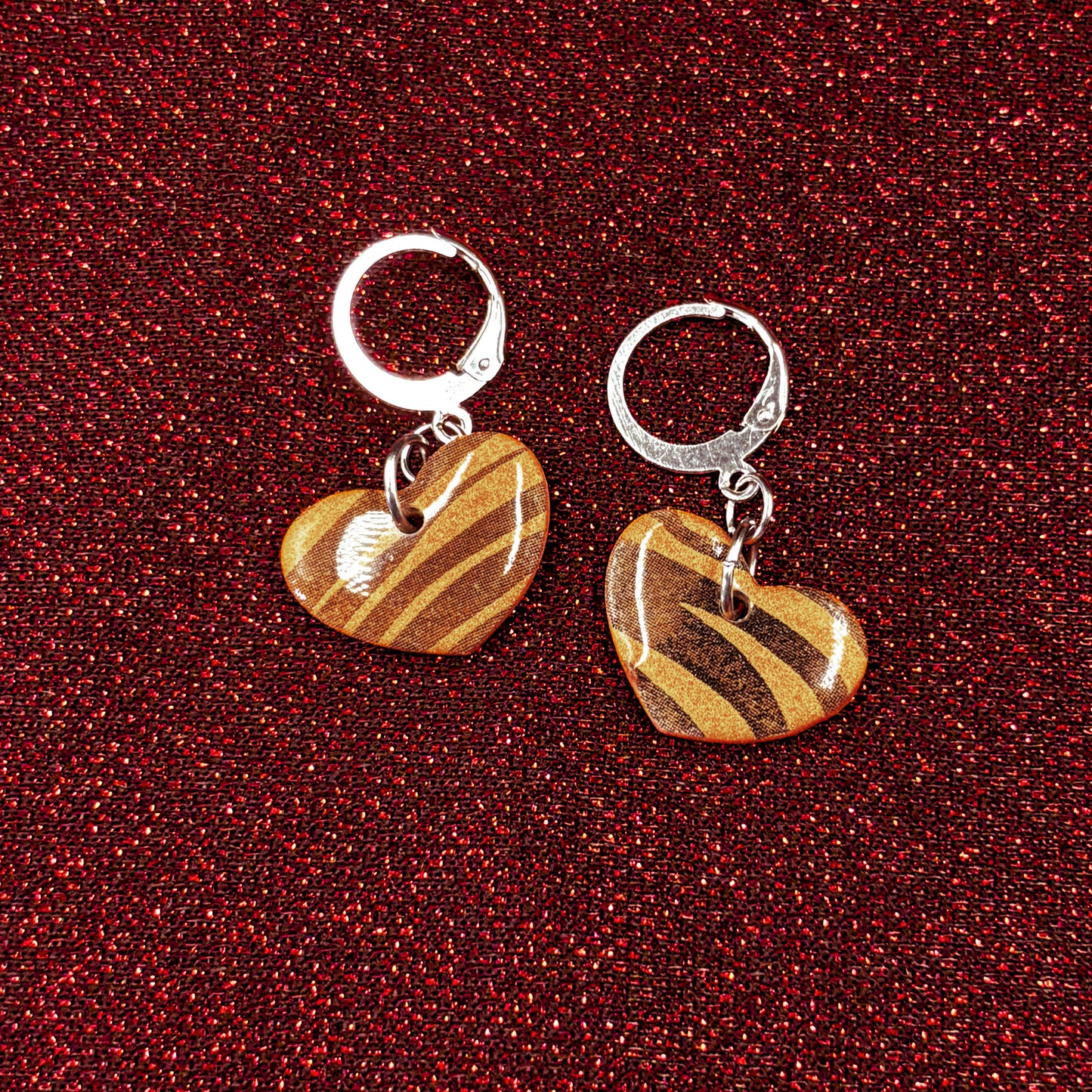 Tiger Print Heart Huggies