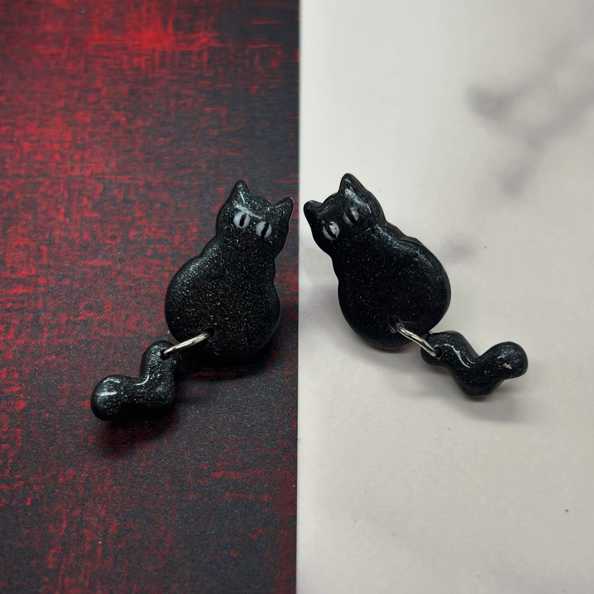 Black Cat Studs