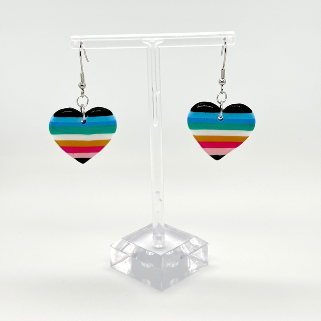 LGBT+ Queer Heart Earrings