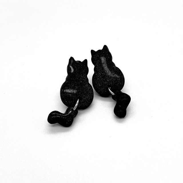 Black Cat Studs
