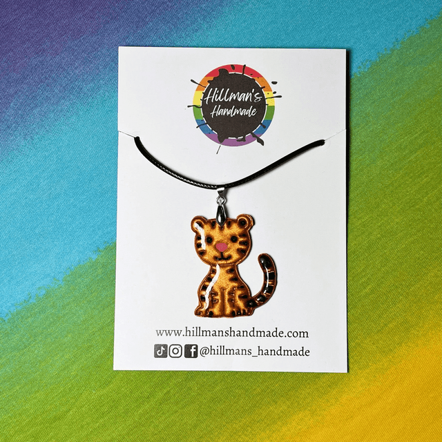 Cute Tiger Character Necklace