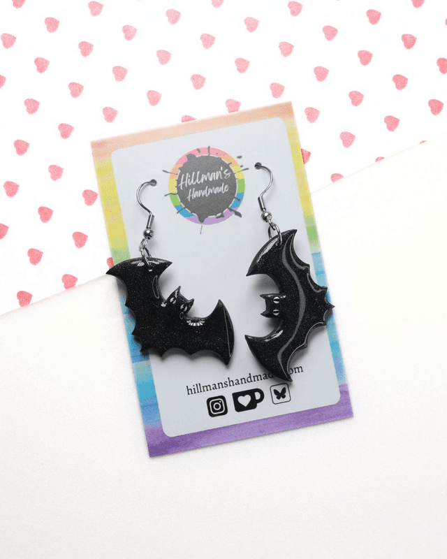 Bat Earrings