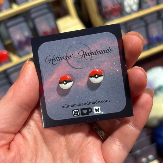 Pokeball Studs