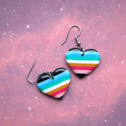 LGBT+ Queer Heart Earrings