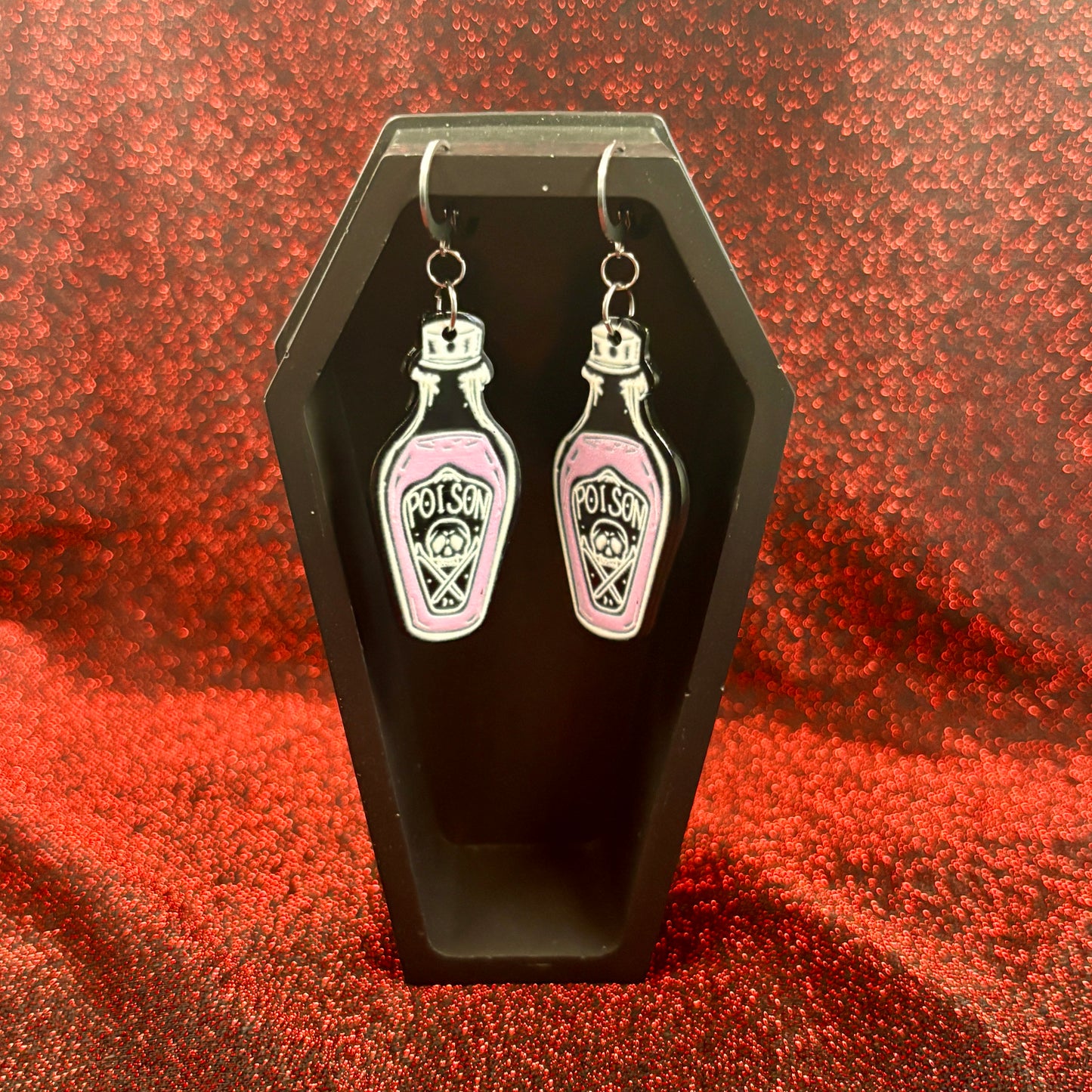 Poison Bottle Drop Earrings
