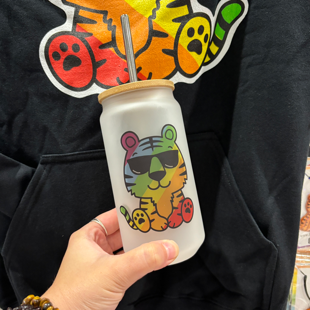 Priger Frosted Glass Tumbler