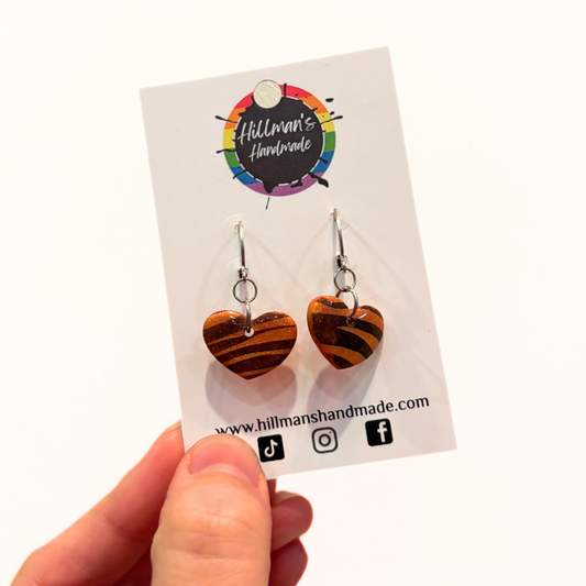 Tiger Print Heart Huggies