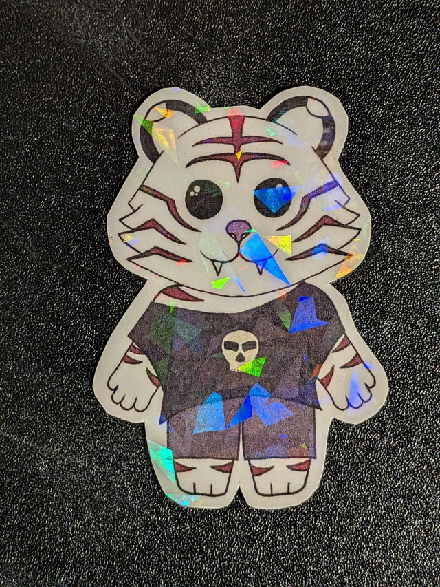 Bakaila (OC) - White Tiger Sticker