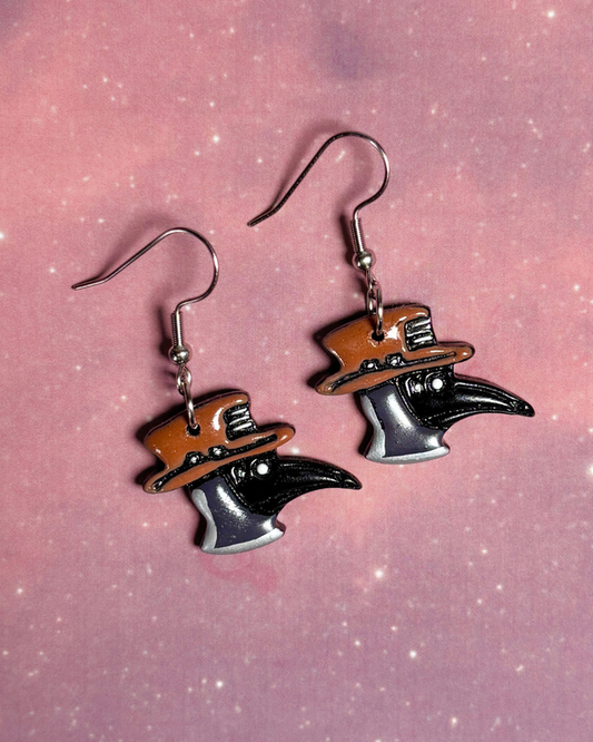 Plague Doctor Earrings
