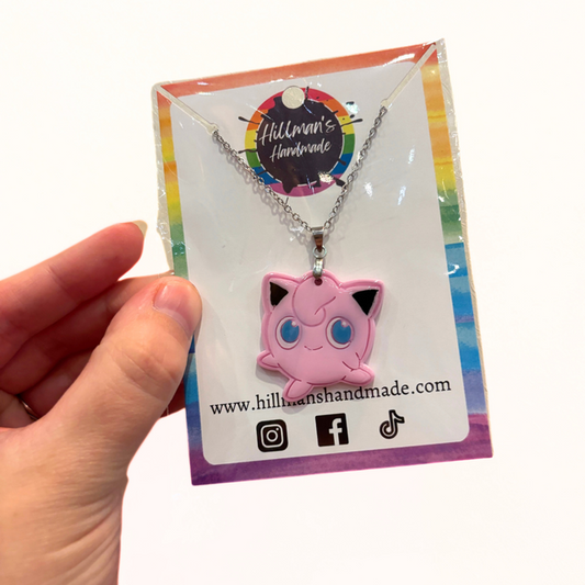 Jigglypuff necklace