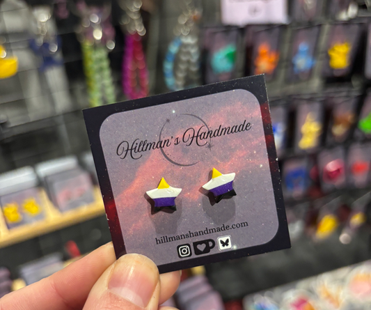 LGBT+ Non-Binary Star Studs